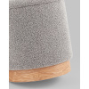 Пуф с ящиком Холли S букле серый Stool Group 21B810BCB-M BCB-10