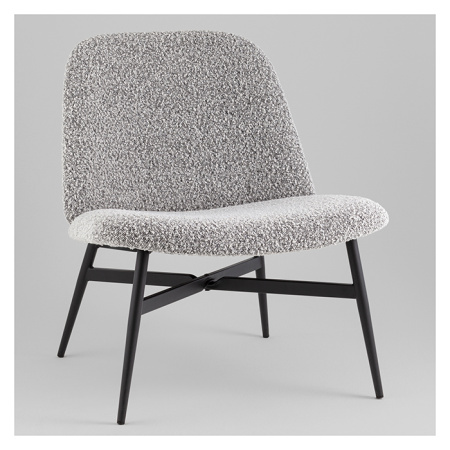 Кресло-лаунж Ease серый Stool Group DM5052 BMG2635-19 Grey