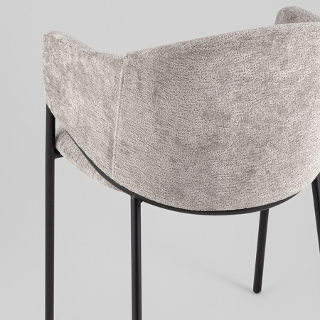 Стул Carmel серый Stool Group DC-3091 3014-17 black legs