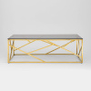 Журнальный стол 120х60 Арт Деко стекло Stool Group ECT-015-TG-SK