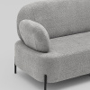 Диван Кэнди букле светло-серый Stool Group vd-dv-candy-cm82