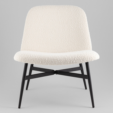 Кресло-лаунж Ease белый Stool Group DM5052 BMG2635-1 White