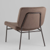 Кресло Эбигейл велюр коричневый каркас серо-коричневый Stool Group LV-120-E33-8019
