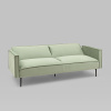 Диван прямой Кассель велюр светло-салатовый Stool Group vd-cassel-vl14