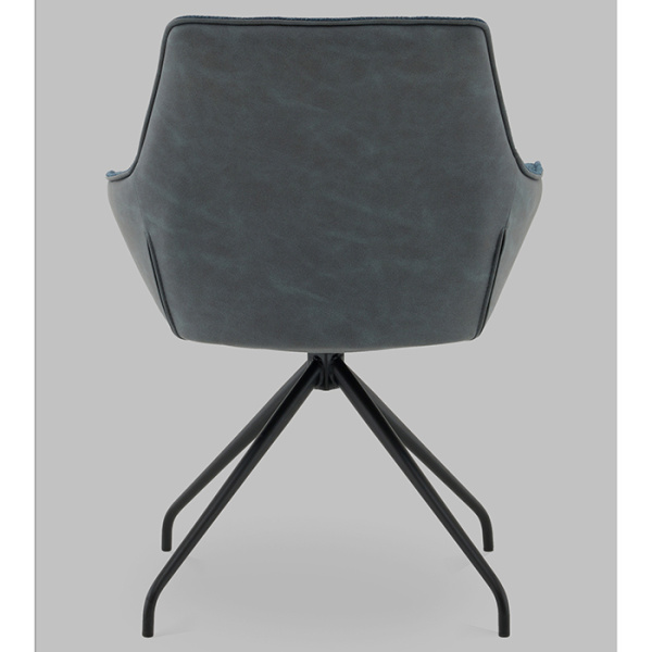 Кресло вращающееся Кимберли рогожка/замша синий Stool Group AV 344 W797/K12-K20PM-9005