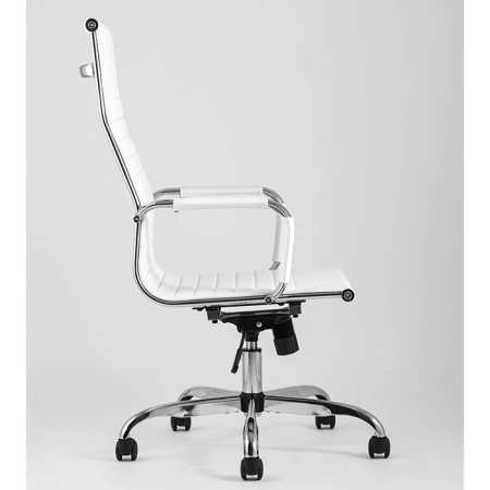 Кресло офисное TopChairs City белое Stool Group D-101H white