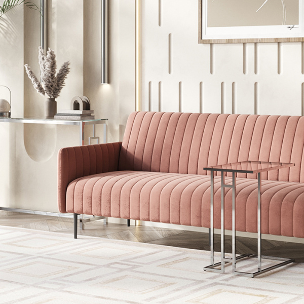 Журнальный столик 50х32 Бостон стекло Stool Group EET-061-C