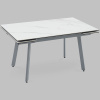 Стол Тайл 140-200х85 см керамика Snow white подстолье серый Stool Group AV 2126-1400/800-170105-7004