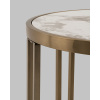 Журнальный столик Алиада D55 светлая керамика Stool Group EET-279-BRCG