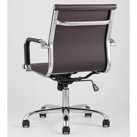 Кресло офисное TopChairs City коричневый Stool Group D-101 brown
