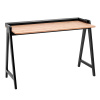 Стол письменный Pyramid 118х53 светлое дерево основание черное Stool Group T-002 natural / black
