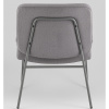 Кресло Эбигейл велюр серый каркас серый Stool Group LV-120-E86-7005