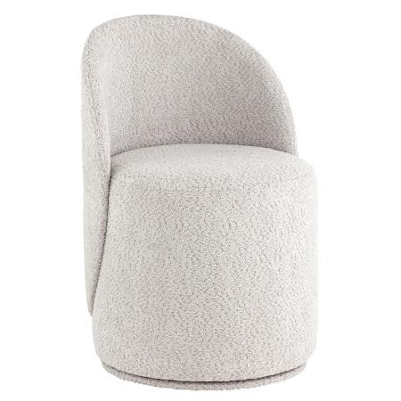 Пуф Loreen вращающийся букле светло-серый Stool Group LV-100-S900-PM