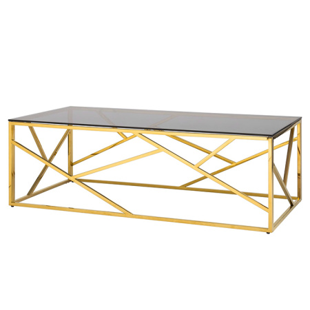Журнальный стол 120х60 Арт Деко стекло Stool Group ECT-015-TG-SK