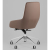Кресло офисное TopChairs Soulo бежевый/коричневый Stool Group A308-A 8371-6/1
