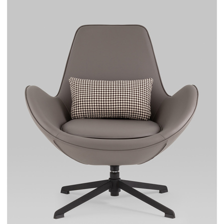 Кресло TopChairs Ostra серый Stool Group L105B 270-38
