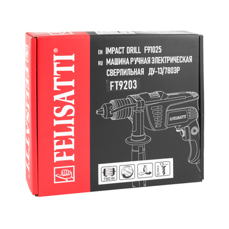 Дрель ударная сетевая FT9203 Felisatti 9203