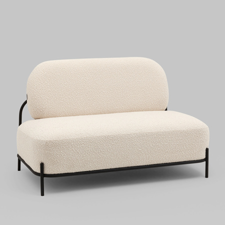 Диван Стоун букле молочный Stool Group vd-dv-stone-tr-milk