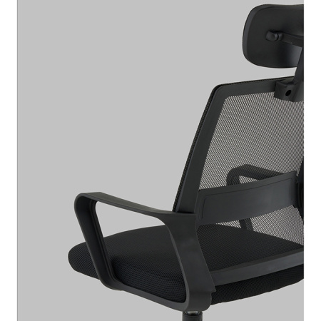 Кресло офисное TopChairs Element чёрный Stool Group OUE-2505 black
