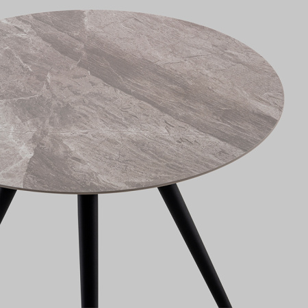 Стол Ники круглый керамика Italian light grey D80 Stool Group vd-niki-ilg-800