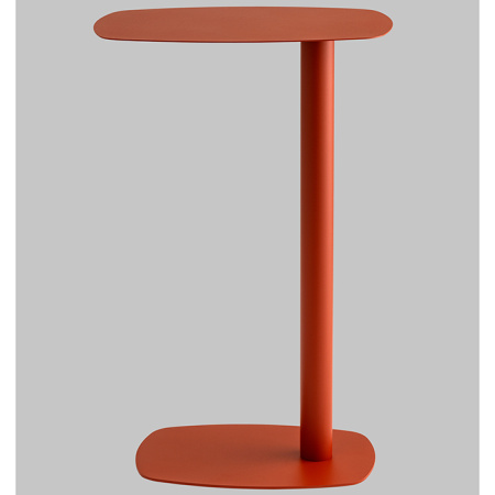 Журнальный столик Eanna L металл красный Stool Group MT-190L DB-008