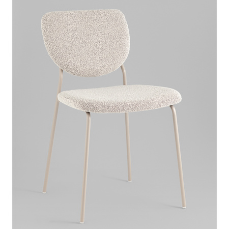 Стул Gigi серо-бежевый букле Stool Group DRC-9155-B URL426-2 Creamy