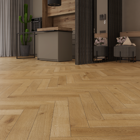 Ламинат Дуб Хайнан Herringbone Elegant Norland LF303-09