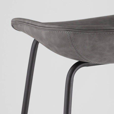 Стул барный Турин серый экокожа Stool Group 8319TB GREY