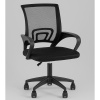 Кресло офисное TopChairs Simple чёрный Stool Group OUE-2501 black