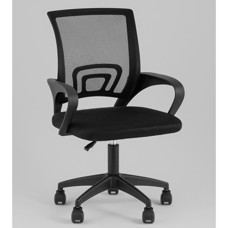 Кресло офисное TopChairs Simple чёрный Stool Group OUE-2501 black