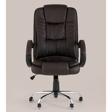 Кресло офисное TopChairs Atlant New коричневый Stool Group D-430 brown