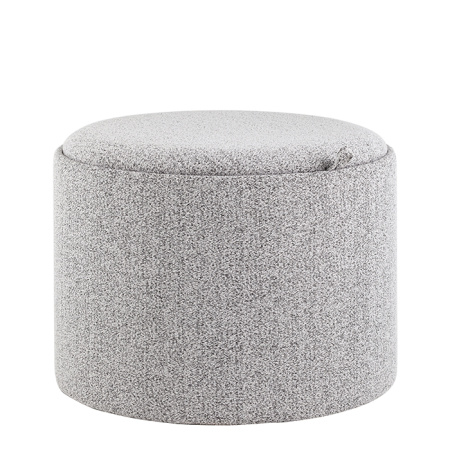 Пуф с ящиком Хюгге L  букле серый Stool Group 19B260LXL YX1878-18