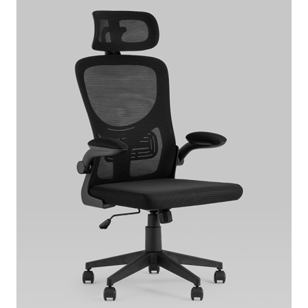 Кресло офисное TopChairs Airone чёрный Stool Group D-502 black
