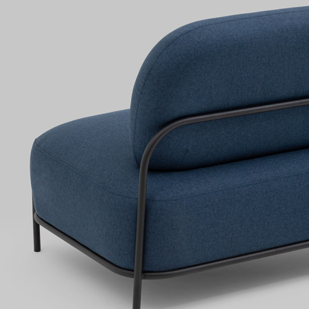 Диван Стоун рогожка синий Stool Group vd-dv-stone-f80