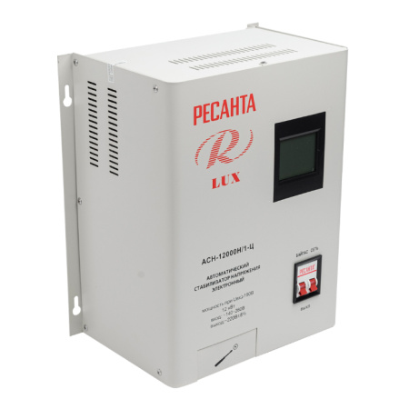 Стабилизатор напряжения LUX АСН-12000Н/1-Ц Ресанта 63/6/22