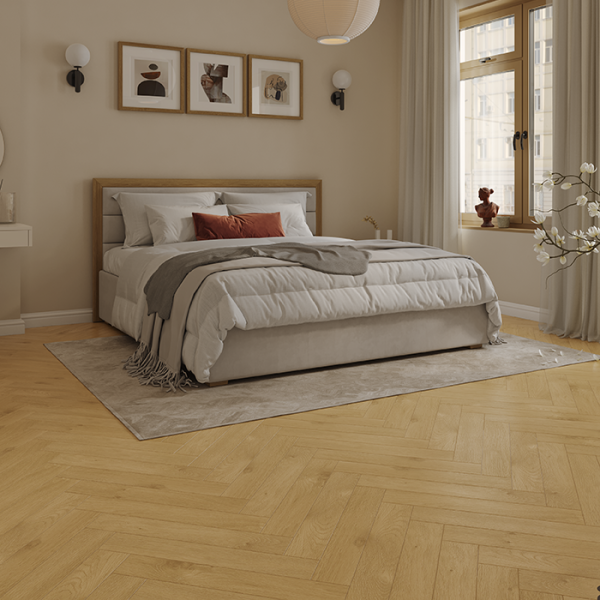 Ламинат Дуб Мальта Herringbone Elegant Strong Norland LF304-12