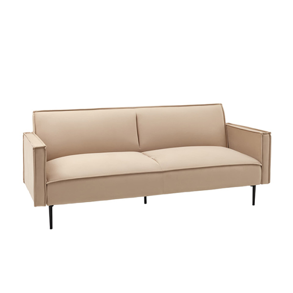Диван прямой Кассель велюр бежевый Stool Group vd-cassel-vl18