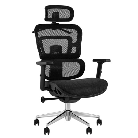 Кресло офисное TopChairs Techno Professional чёрный Stool Group WH-A33 black