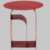 Журнальный столик Arwel металл бордовый Stool Group MT-140 DB-032