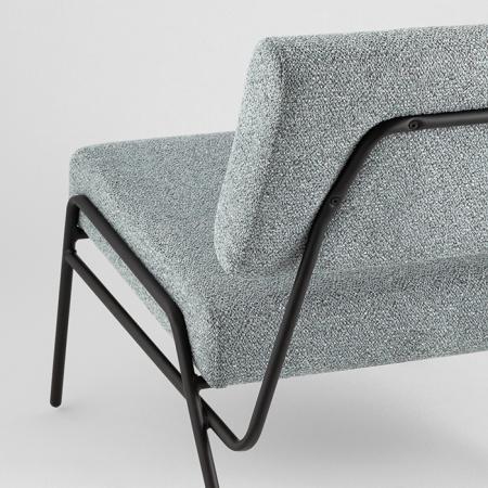 Кресло Теллинг шенилл серо-синий Stool Group LV-116-M77-01