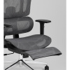 Кресло офисное TopChairs Nimbus серый Stool Group YF-W938A bl.sh. ST982-2 grey
