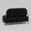 Диван Стоун рогожка черный Stool Group vd-dv-stone-f14