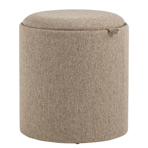 Пуф с ящиком Хюгге S рогожка бежевый Stool Group 19B260LS BY1701-3