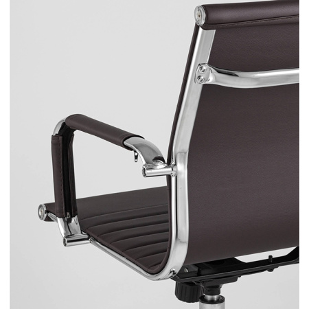Кресло офисное TopChairs City коричневый Stool Group D-101 brown