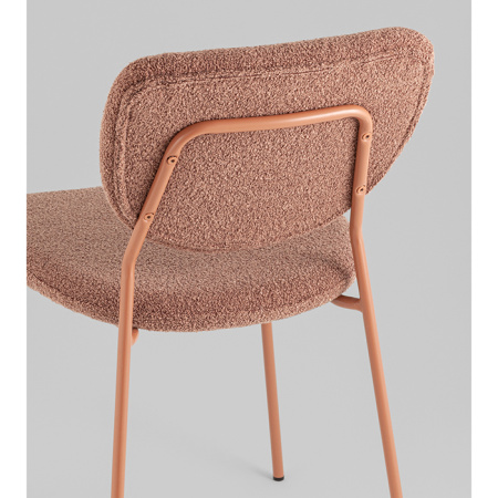Стул Gigi коричневый букле Stool Group DRC-9155-B URL426-5 Dark Red-1