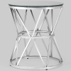 Журнальный столик D50 Вива стекло чёрный Stool Group EET-080