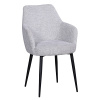 Комплект стульев Katys светло-серый рогожка (2 шт) Stool Group OS-2516-1 Lord-05 X2