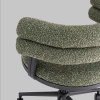 Стул офисный Ponty зелёный чёрные ножки Stool Group Bebe Office Chair OTE-CL 355 bl.l