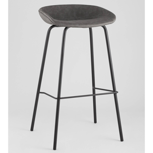 Стул барный Турин серый экокожа Stool Group 8319TB GREY