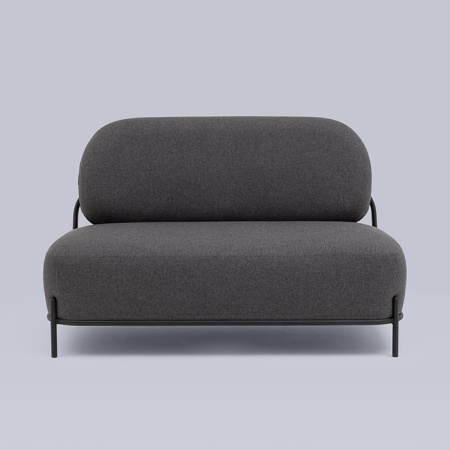 Диван Стоун рогожка тёмно-серый Stool Group vd-dv-stone-f68